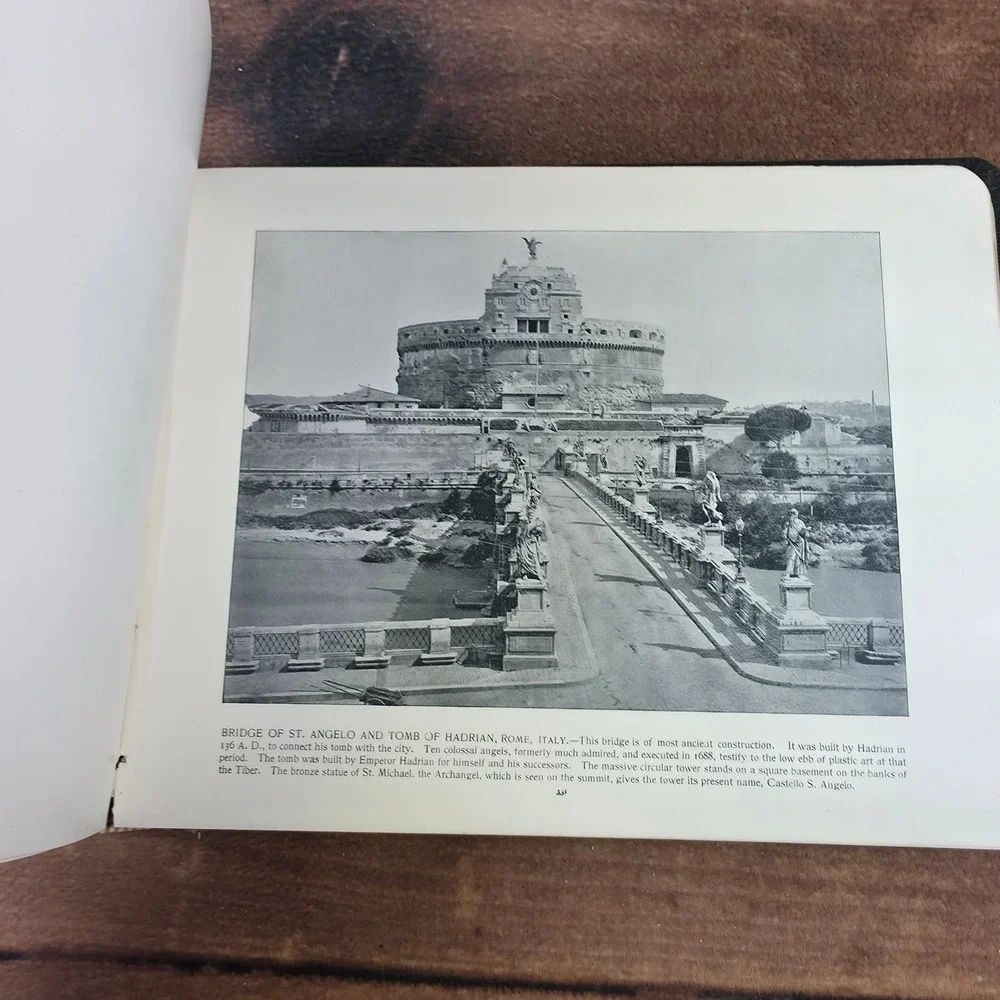 Shepp's Photographs of the World Book 1891 Black Good Antique Travel History